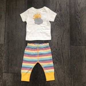 Hanna Andersson infant’s shirt/leggings set